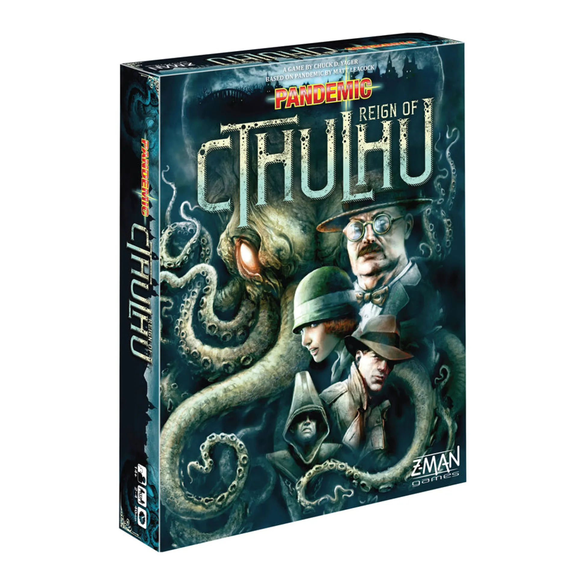 AreYouGame Z-Man Games Pandemic: Reign of Cthulhu Cooperative Board Game* Board Games|Role-Playing Games