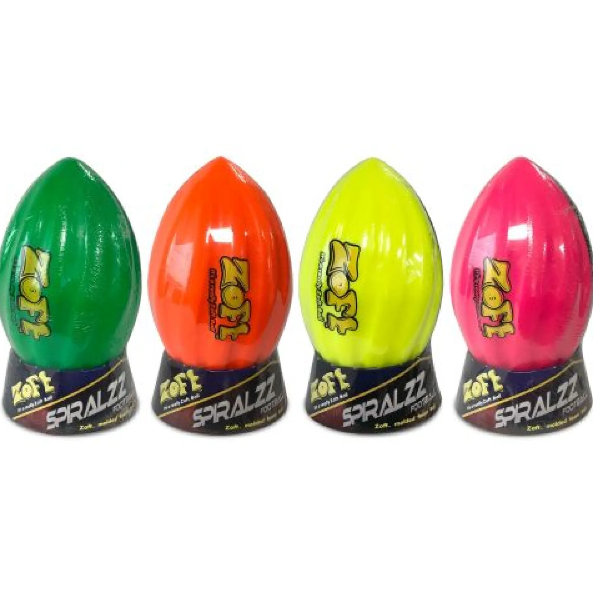 Calendar Holdings, LLC Zoft Spiralzz Football with Stable Pedestal - Ultimate Backyard Game* Toy Sports