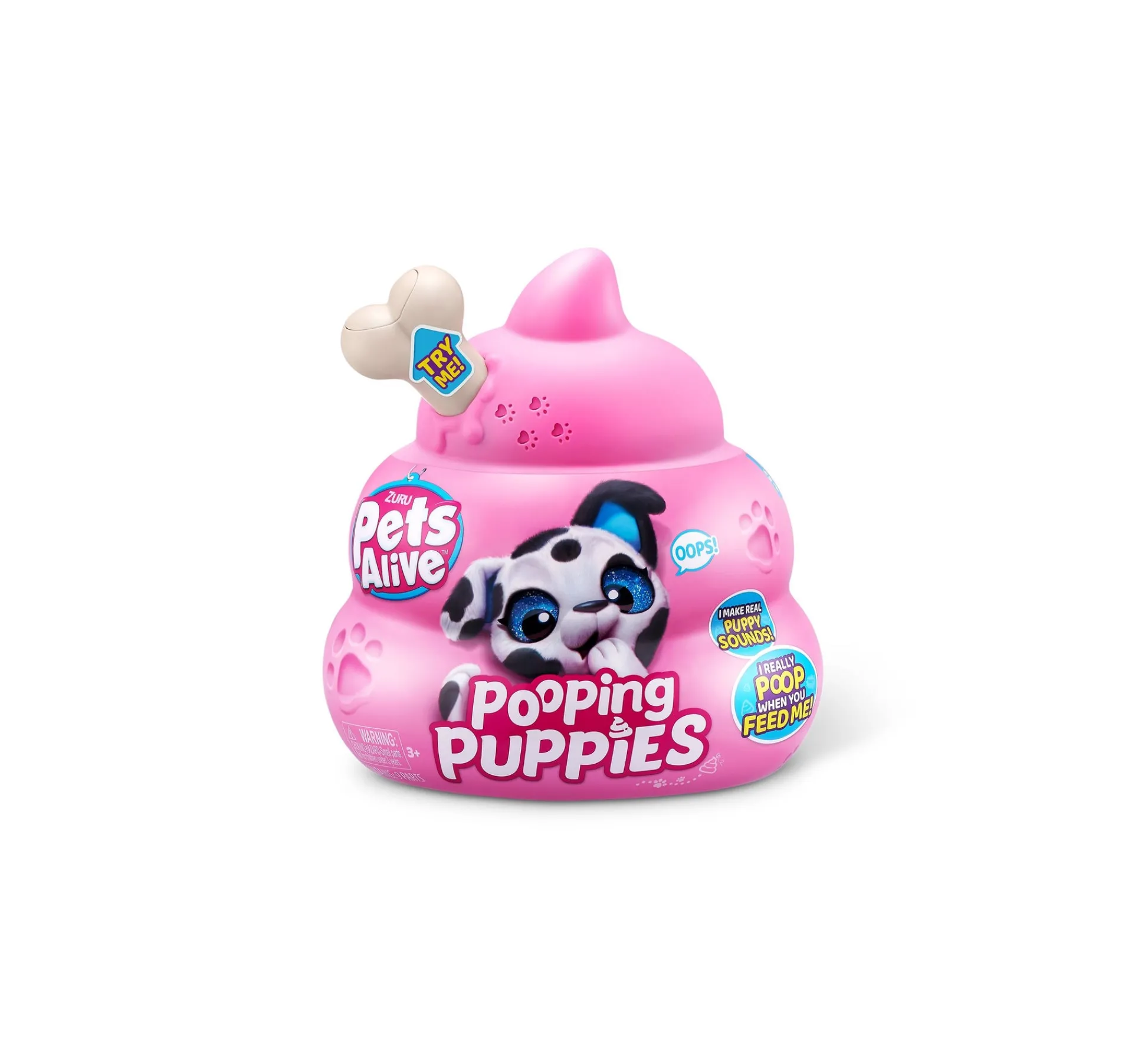 Macy's - Supplier Zuru Pets Alive Pooping Puppies Series 1 Interactive Plush - Collectible Pug, Dalmatian, Husky* Social & Emotional Skills|Interactive Dolls & Pets
