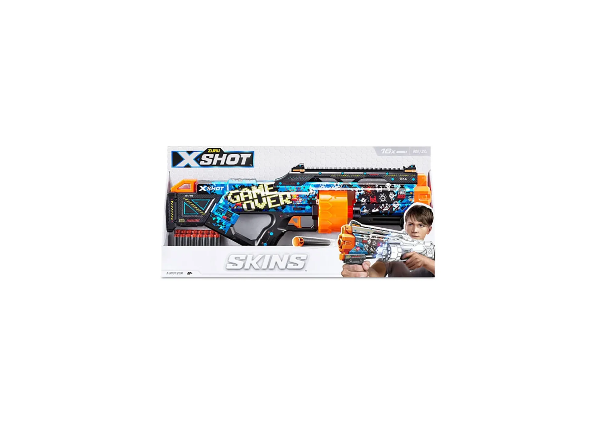 Macy's - Supplier Zuru X-Shot Skins Last Stand Dart Blaster - Game Over Edition* Nerf & Toy Blasters|Nerf & Toy Blasters